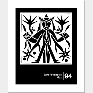 Bark Psychosis - Hex - Minimalist Graphic Artwork Design Posters and Art